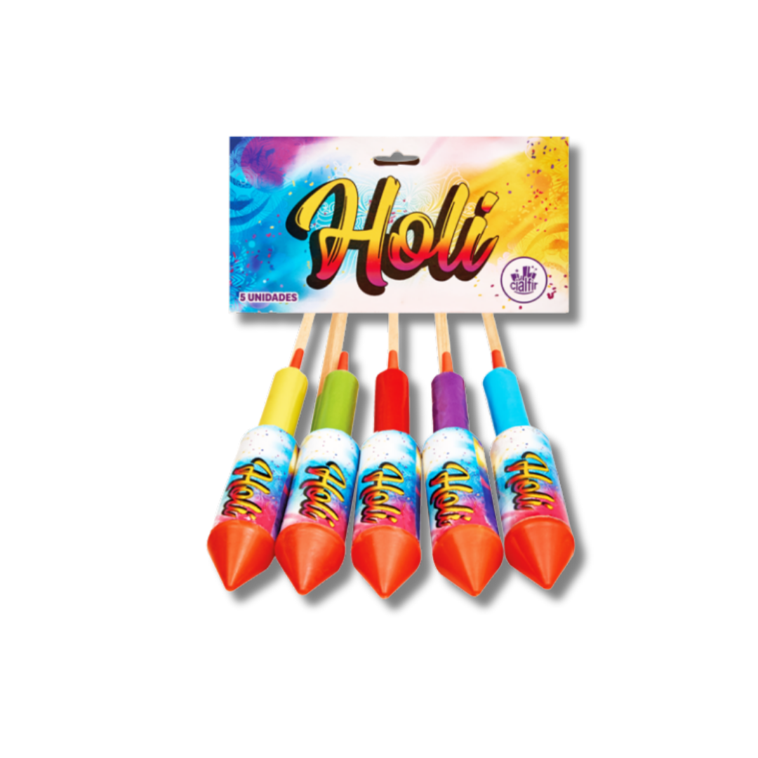COHETES – VOLADORES HOLI   I   5 unidades