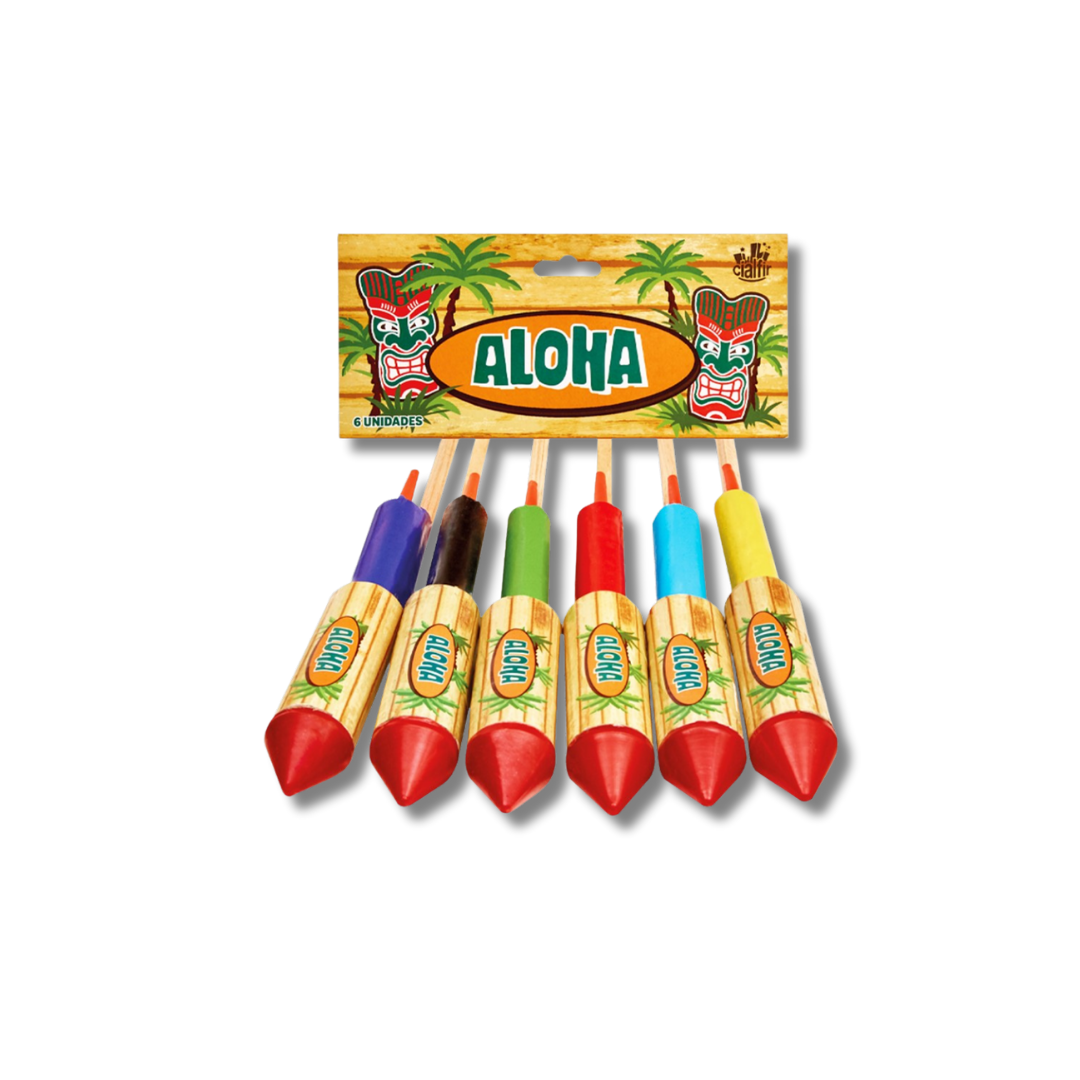 VOLADORES ALOHA  | 6 UNIDADES