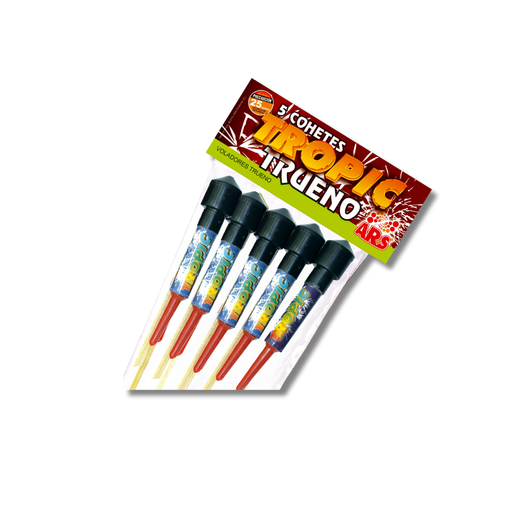 COHETES TROPIC  | 5 UNIDADES