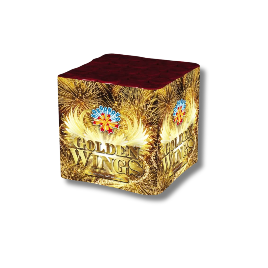 BATERÍA GOLDEN WINGS 25 DISPAROS