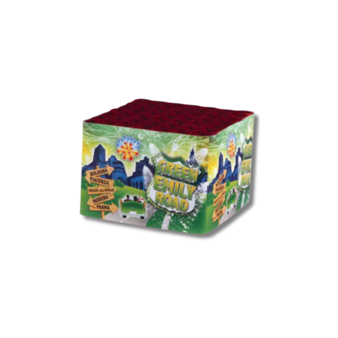 BATERÍA GREEN EMILY ROAD 49 DISPAROS