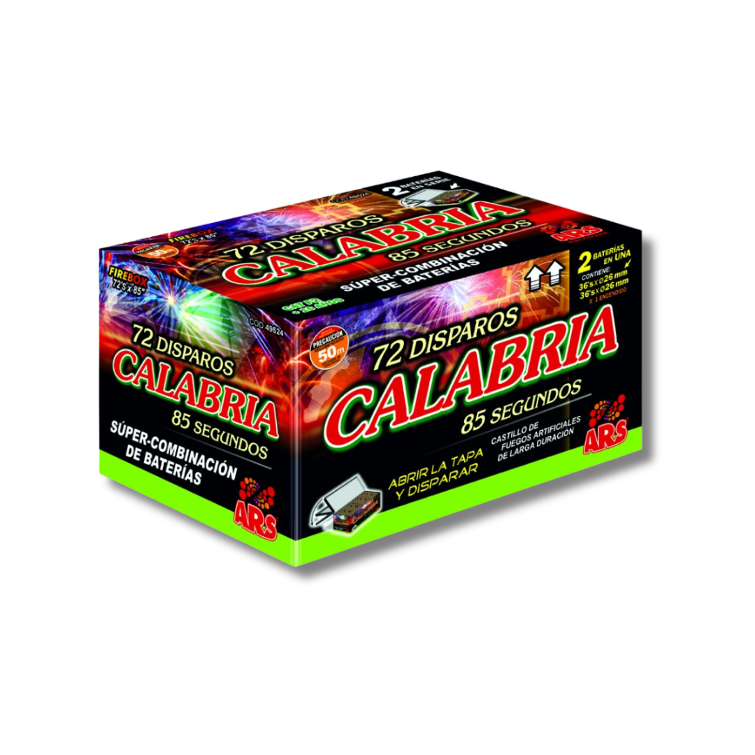 Batería Calabria 72 Disparos