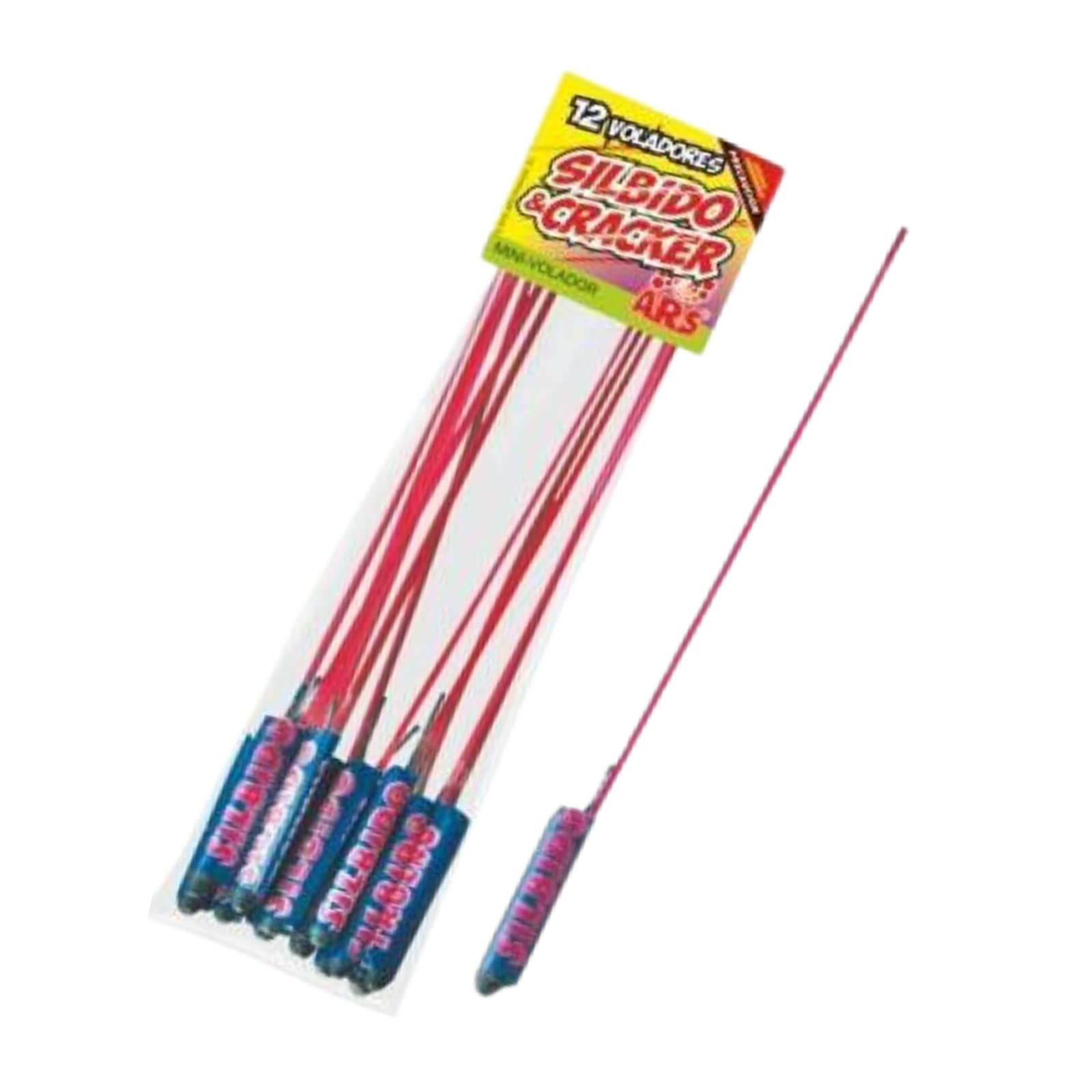 MINI VOLADORES SILBIDO Y CRACKER -12 UNIDADES