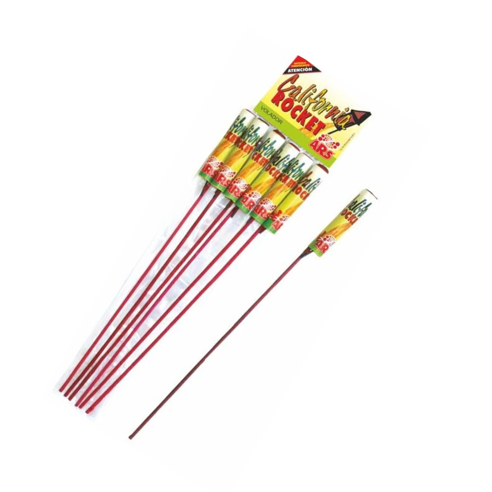 MINI VOLADOR CALIFORNIA ROCKET – 6 UNIDADES